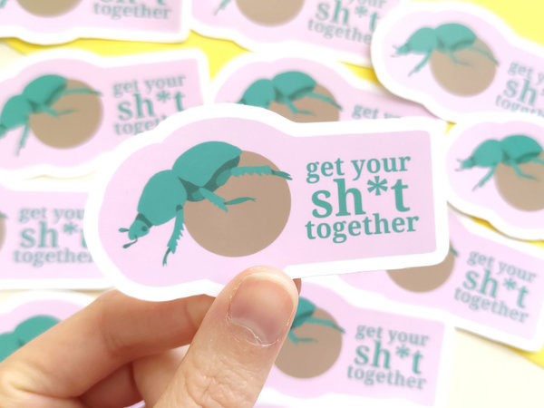 Vinyl Sticker - "Get your Shit together"