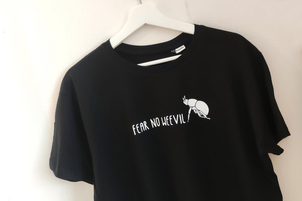 Shirt für Käferfreunde "fear no weevil"