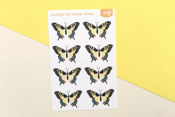 Sticker Sheet - Schwalbenschwanz