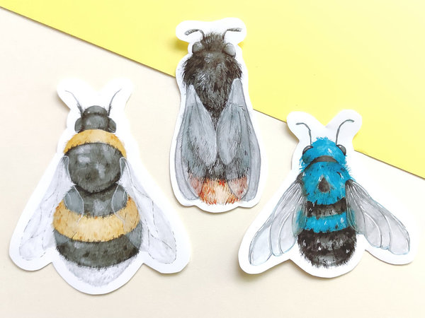 Sticker Set - Wildbienen