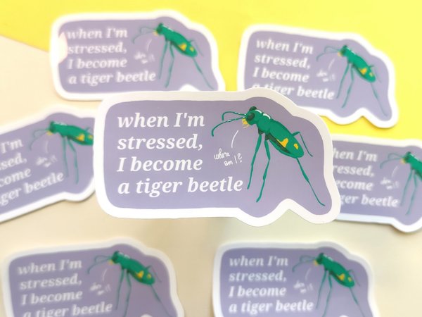 Vinyl Sticker - Tiger Beetle