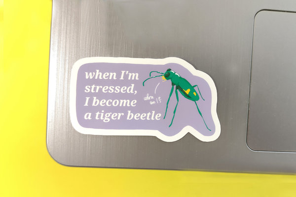 Vinyl Sticker - Tiger Beetle