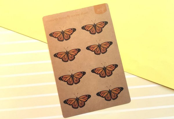 Sticker Sheet - Monarchfalter