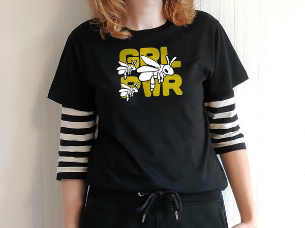 Bienen T-Shirt "GRL PWR" (Girl Power)